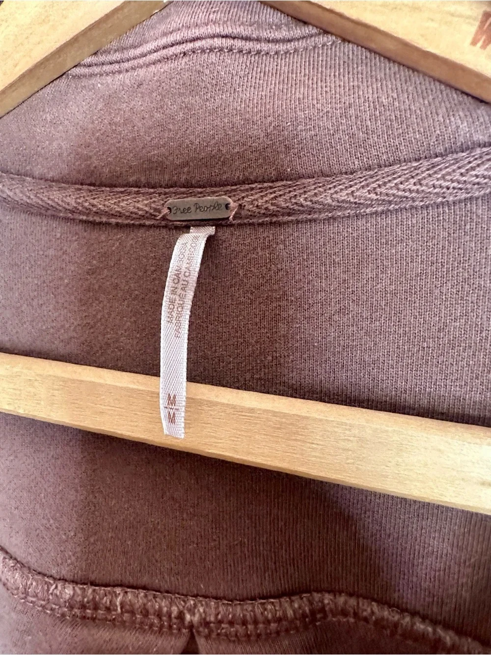 Free People Chocolate Brown Teddy Shacket